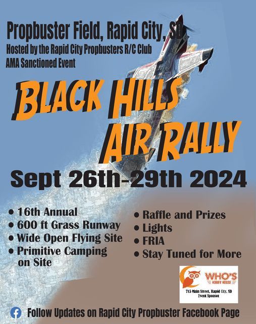 Black Hills Air Rally September 26-29, 2024