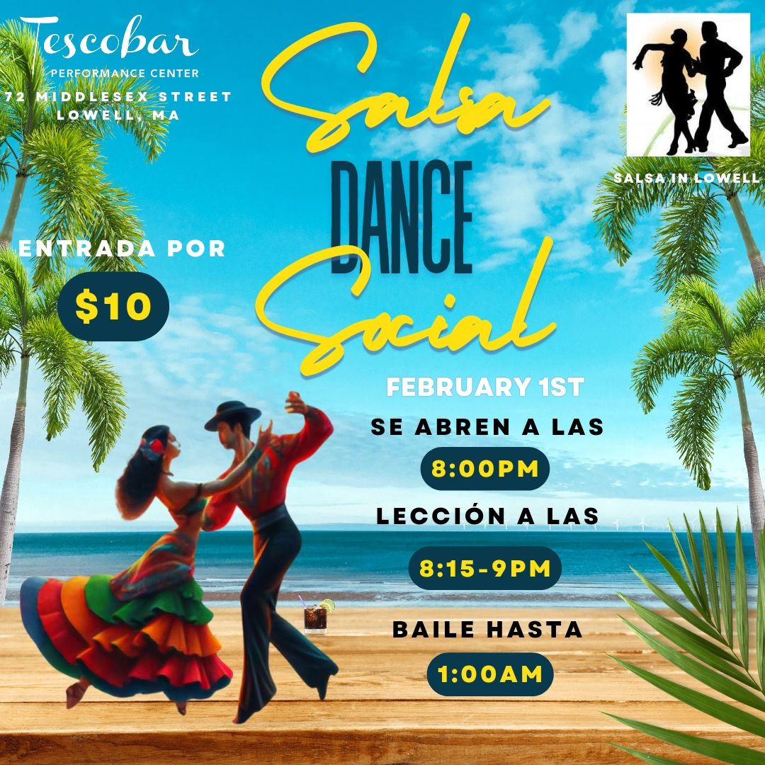 Salsa-in Lowell Dance Social at Tescobar 