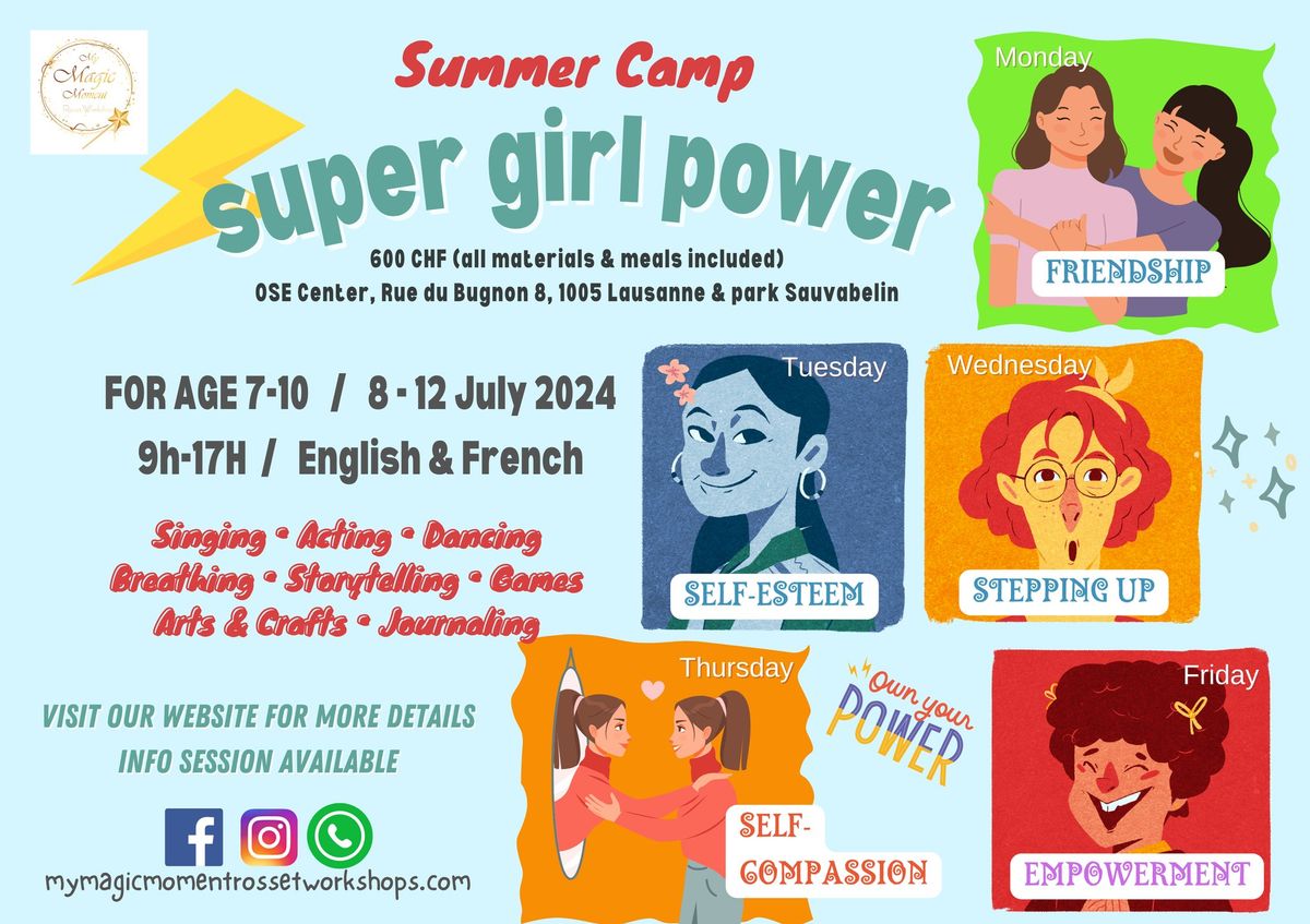 [Age 7-10] Summer Camp - Super Girl Power