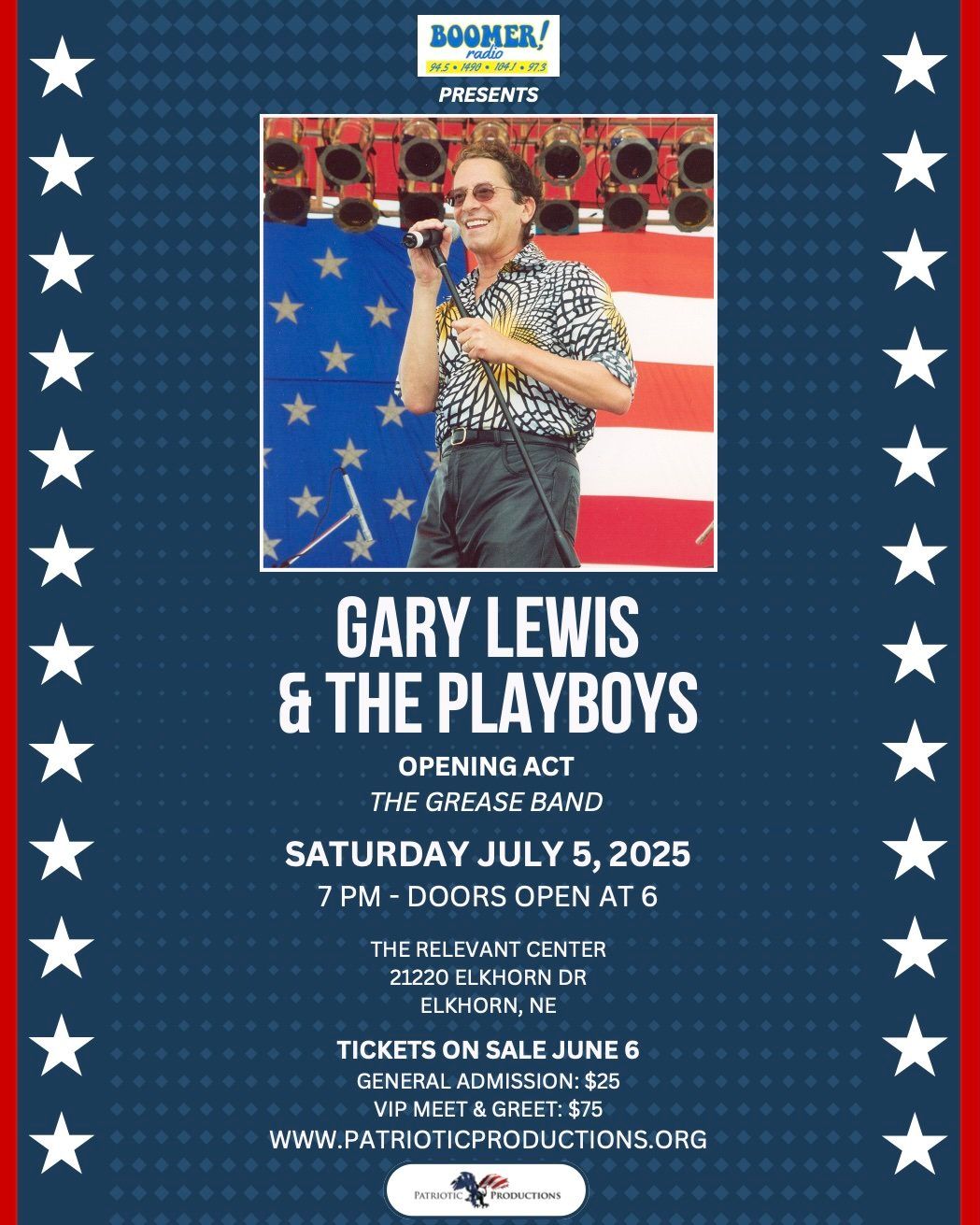 Gary Lewis and the Playboys at Francis Marion University Performing Arts Center