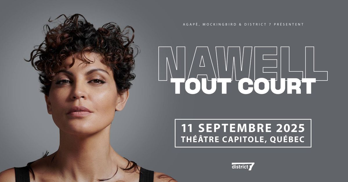 Nawell Madani \/\/ Jeudi 11 septembre 2025 \/\/ Th\u00e9\u00e2tre Capitole