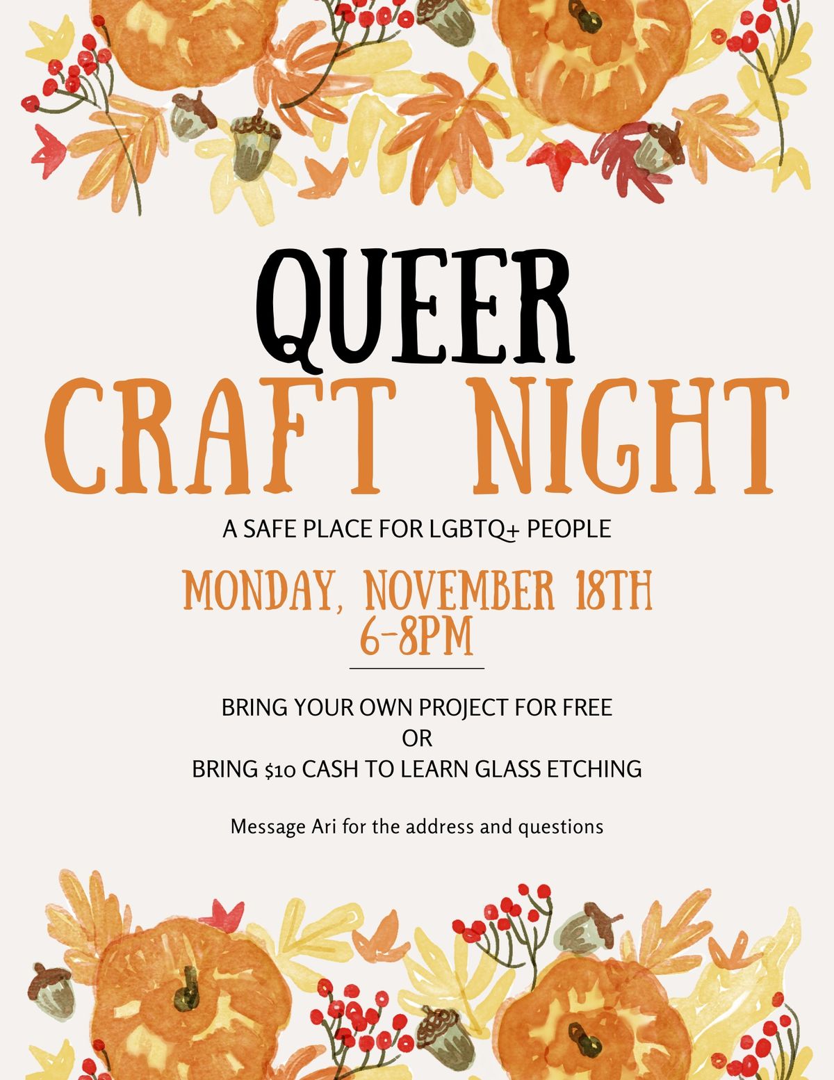 Queer Crafting Night!!