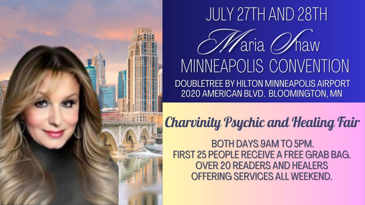 Charvinity Psychic and Healing Fair and Maria Shaw Minneapolis Convention July 2024