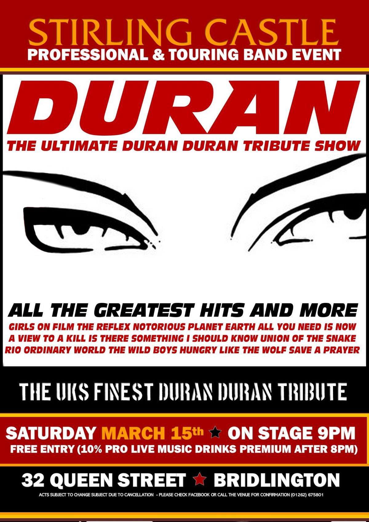 Duran \/ Pro Duran Duran Tribute Band