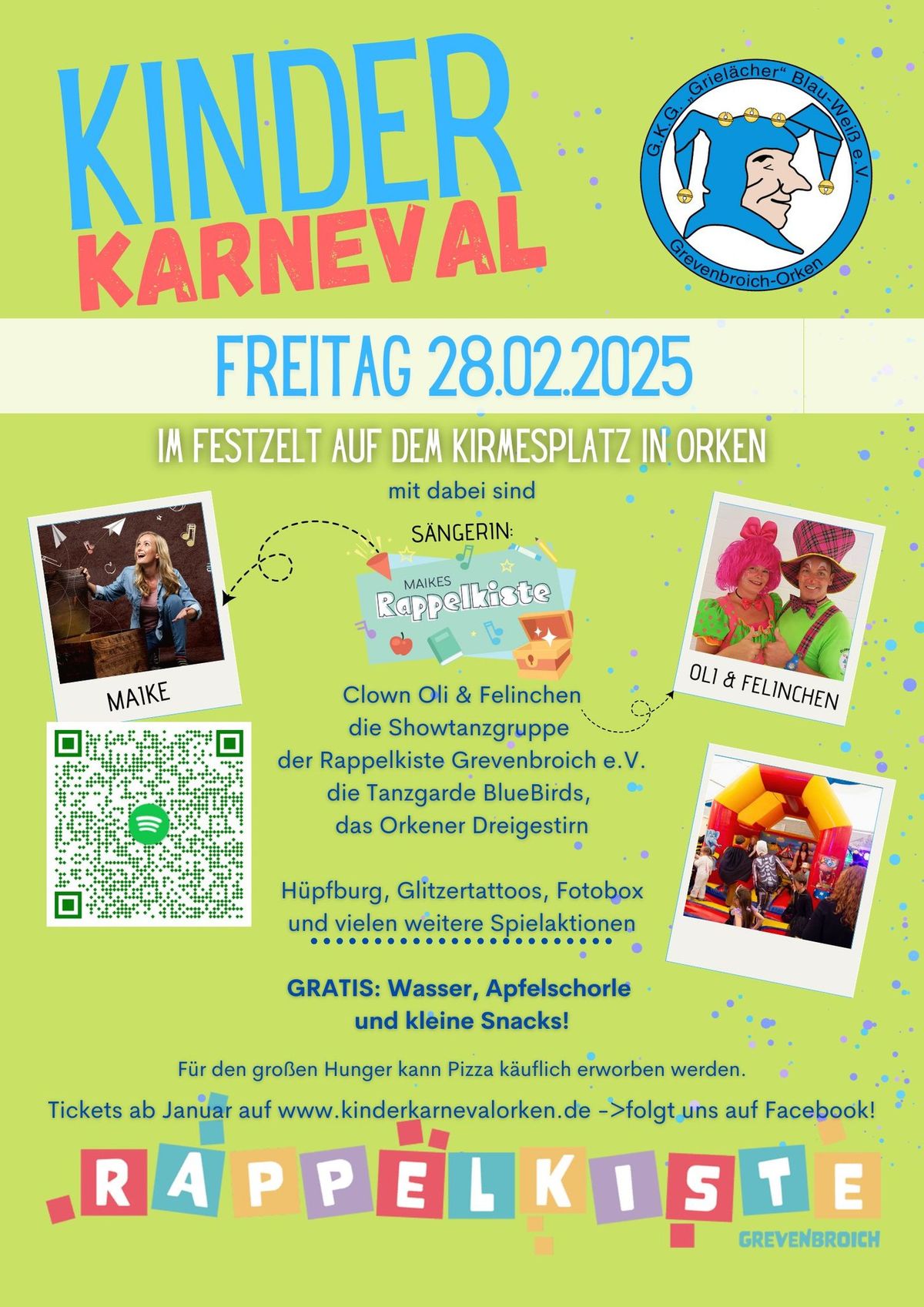 Kinderkarneval in Orken