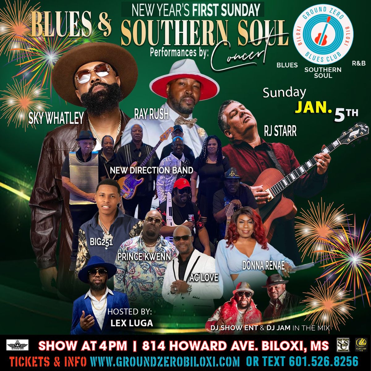 New Year's First Sunday Blues & Southern Soul Concert