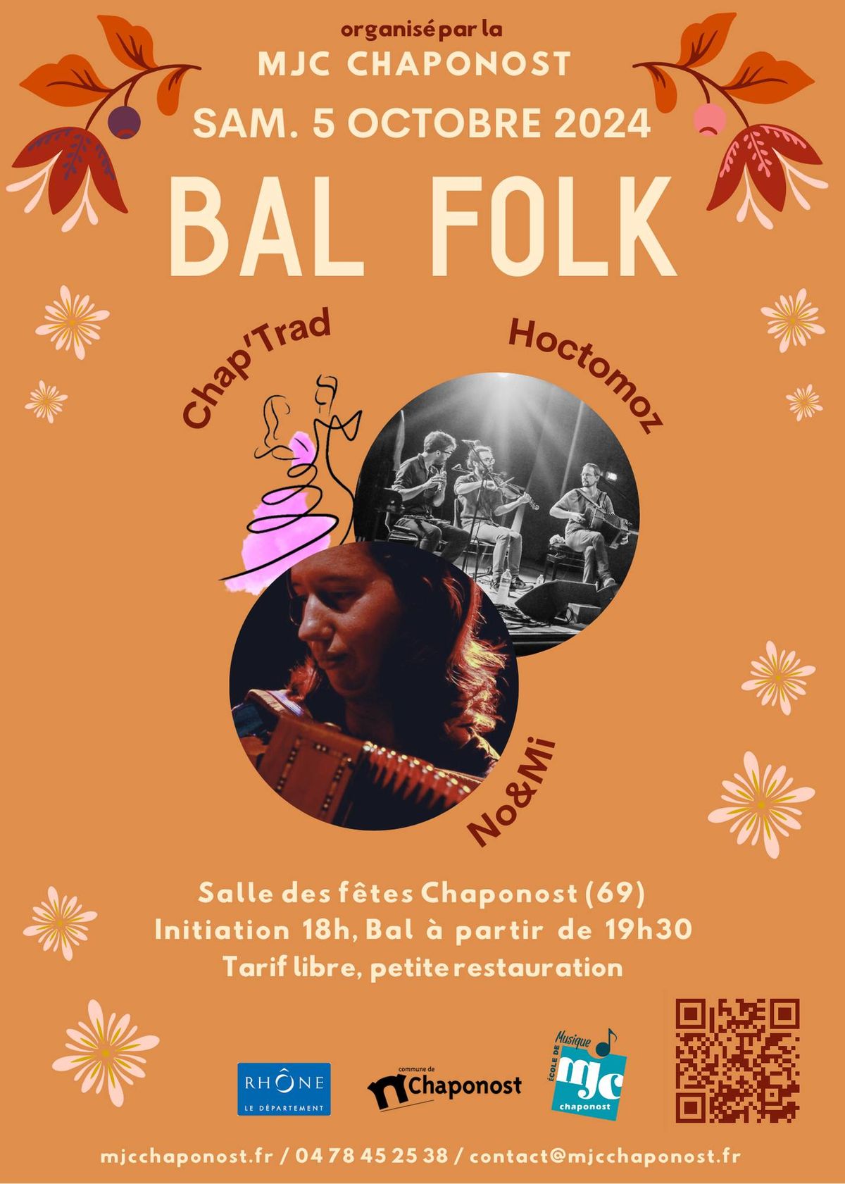 Bal Folk \ud83e\ude95Samedi 5 octobre 2024 \u2022 Chaponost