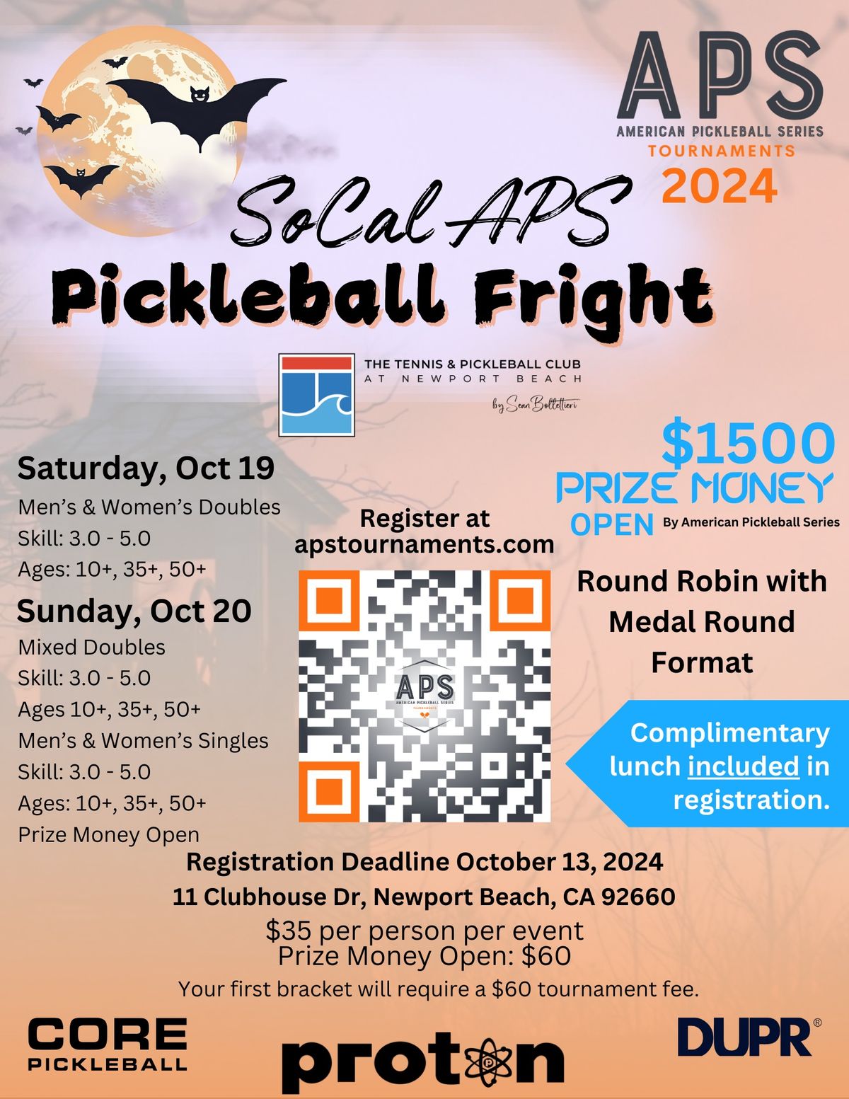 SoCal APS Pickleball Fright