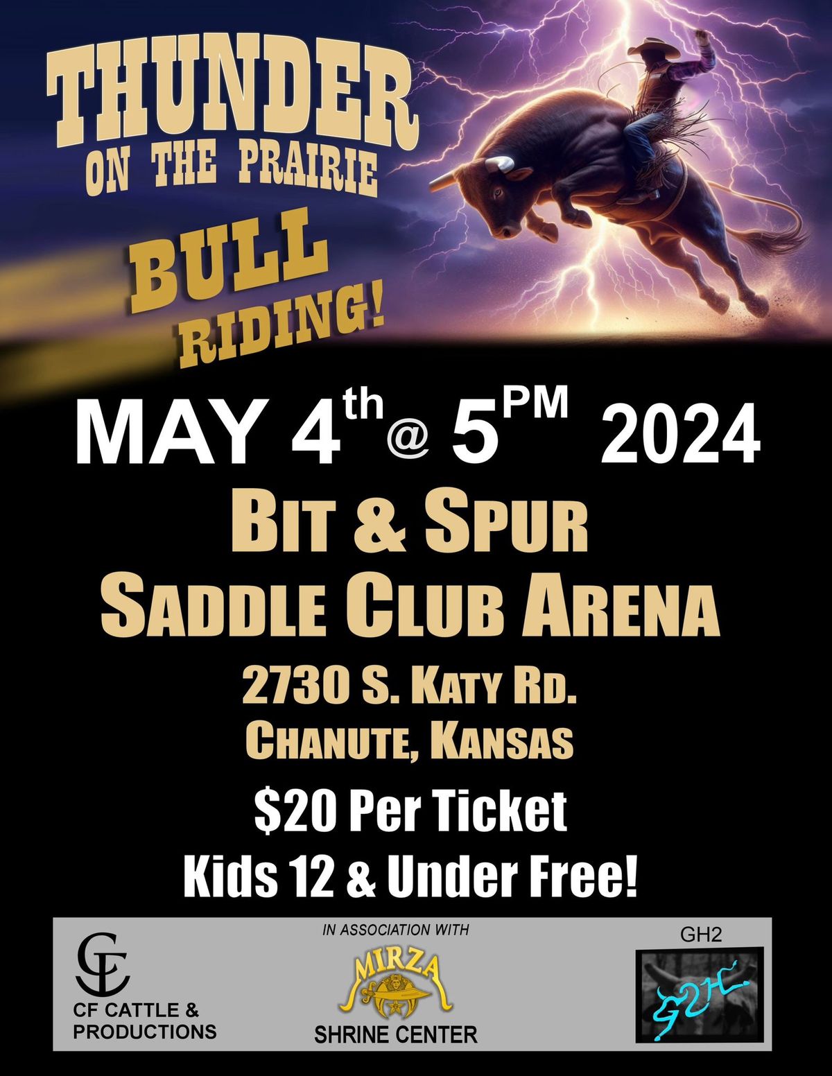 Thunder on the Prairie (Bull Riding Event)