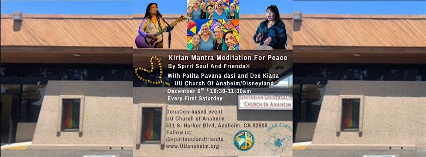 Kirtan Mantra Meditation For Peace At UU Church Of Anaheim