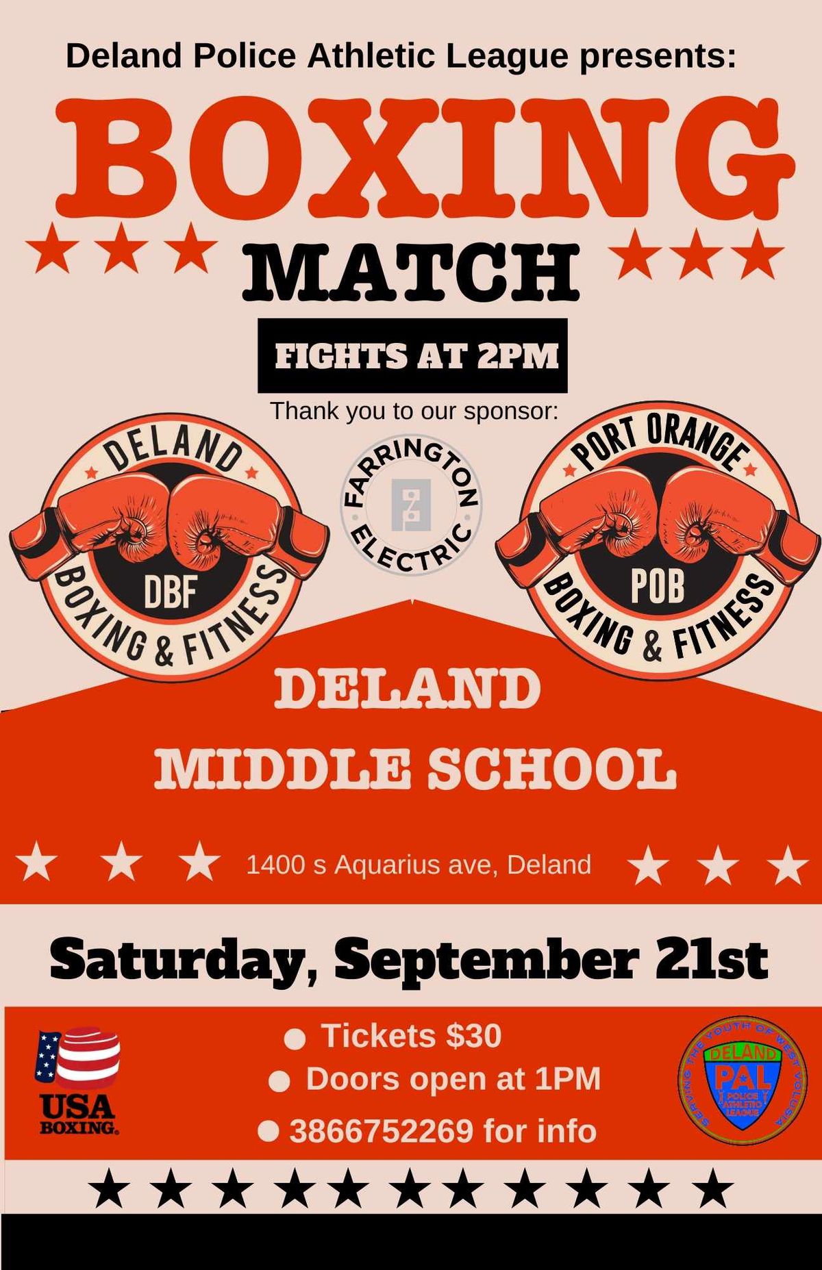 DeLand Boxing Fights