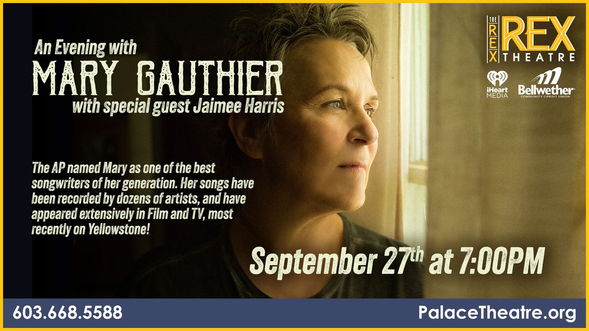 An Evening with Mary Gauthier with Special Guest Jaimee Harris