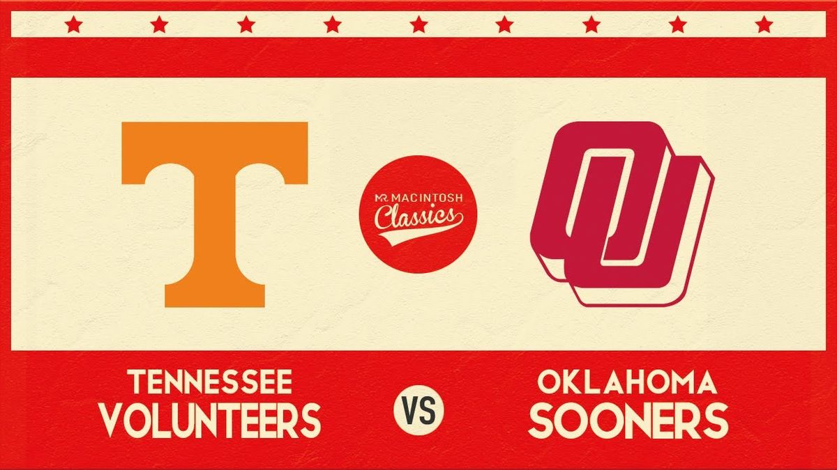 Oklahoma Sooners vs. Tennessee Volunteers