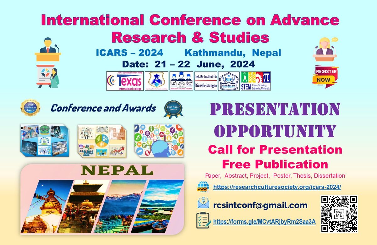 International Conference on Advanced Research and Studies