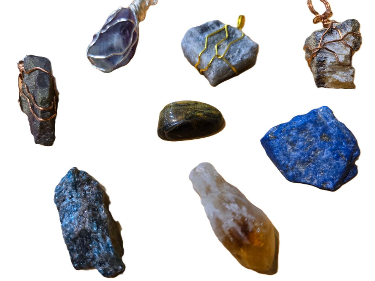 Raw Crystal Wrapping Class, Monday, February 24th, 2025, 6PM