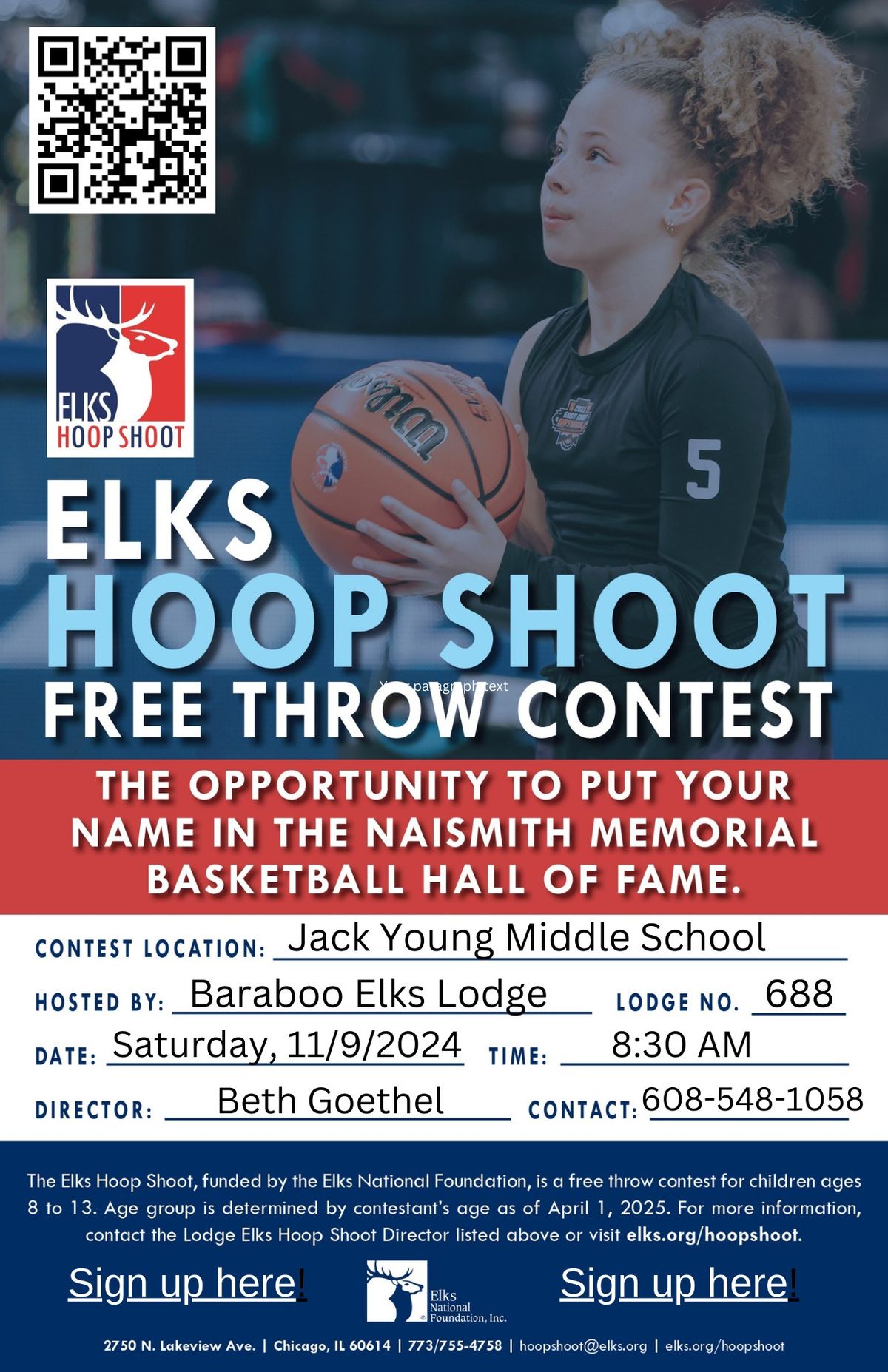 Elks Hoop Shoot