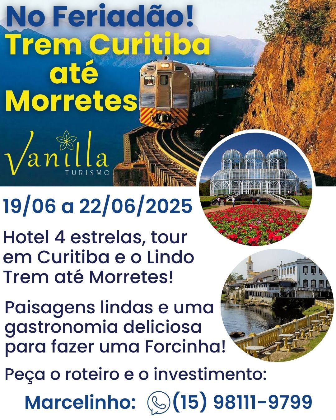 CURITIBA COM TREM AT\u00c9 MORRETES