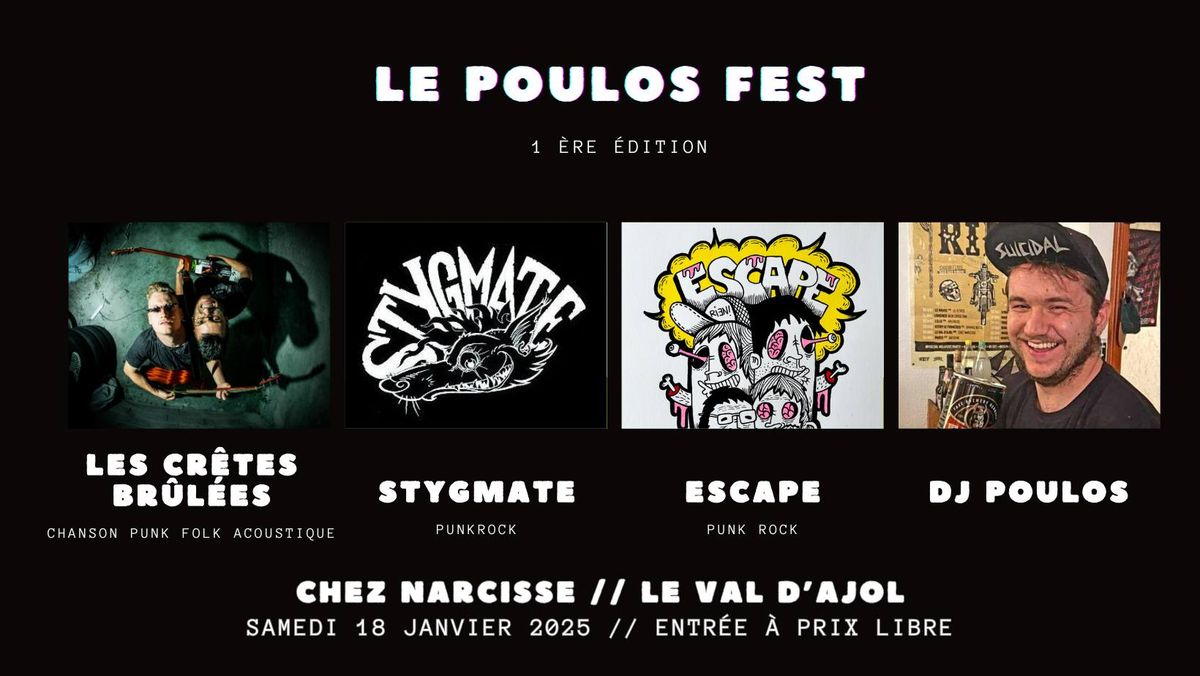 LE POULOS FEST 1\u00e8re \u00e9dition @Chez Narcisse