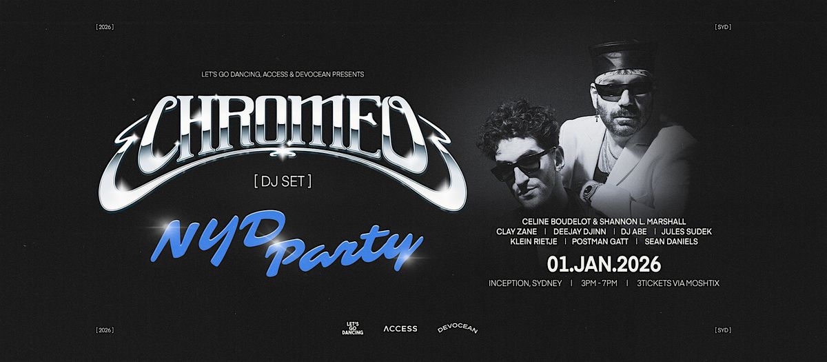 Inception Presents. Chromeo (DJ set) NYD Boat Party