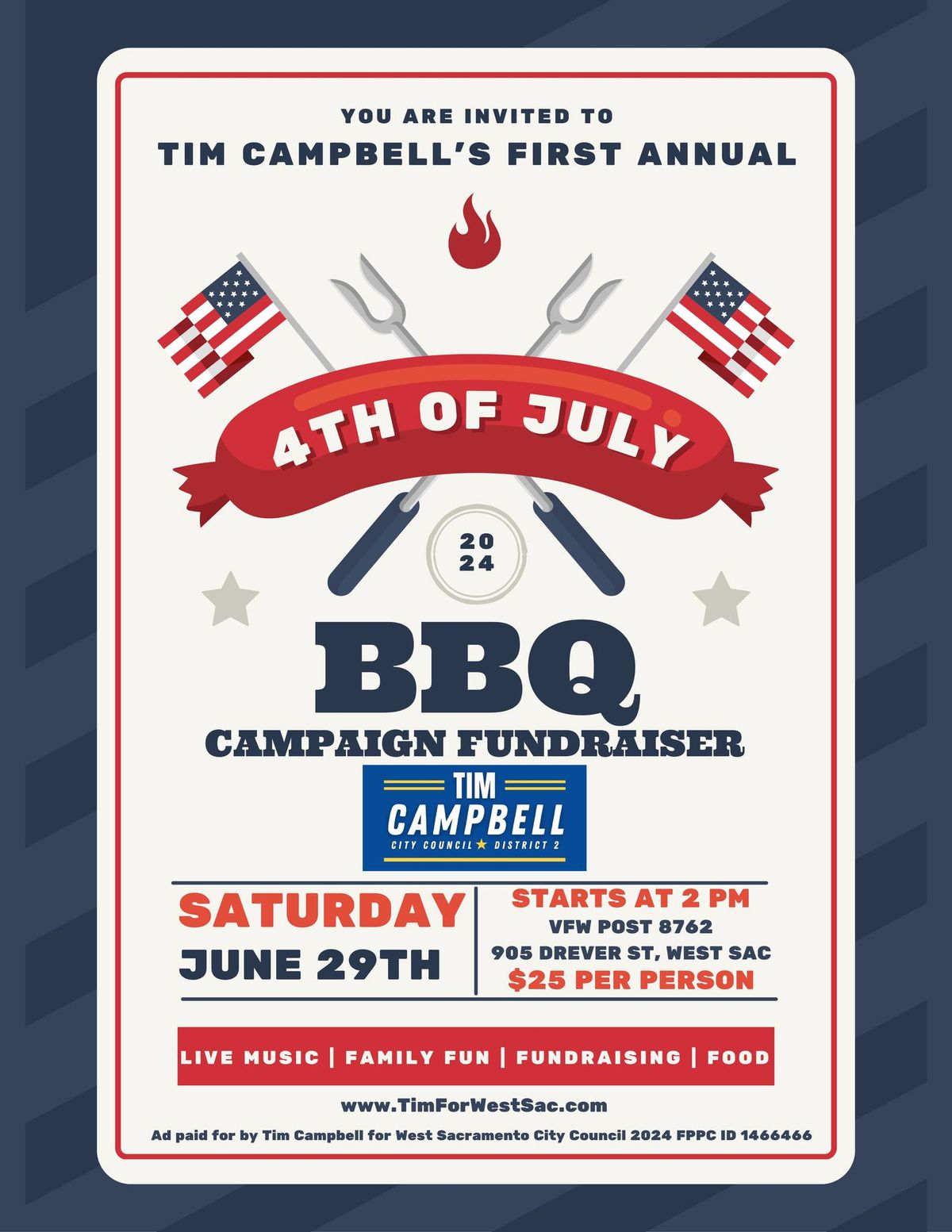 Timmy\u2019s Fourth of July Celebration & Fundraiser [JUNE 29]