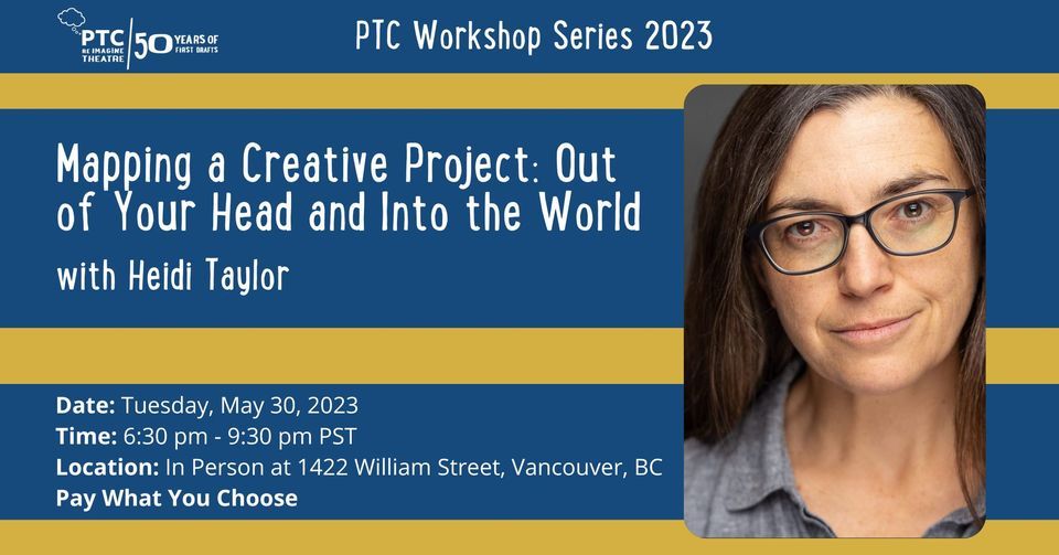 Mapping a Creative Project: Out of your head and into the world \u2014 with Heidi Taylor