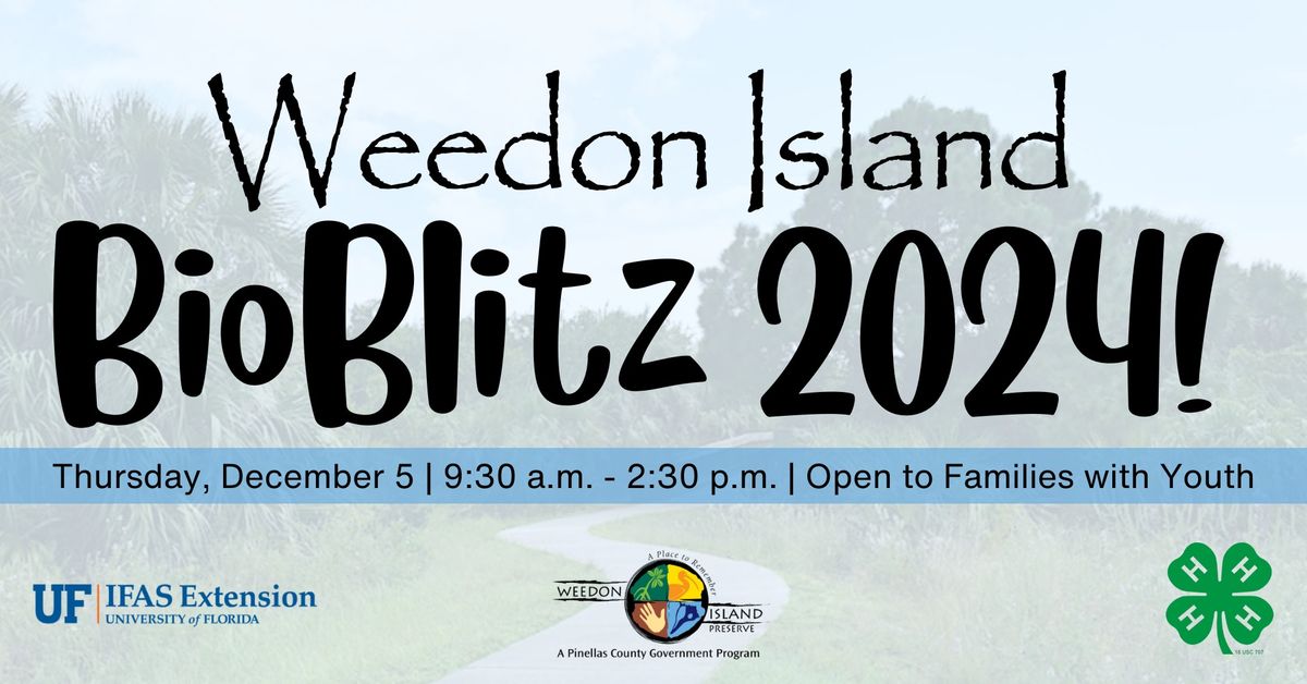 Family Program: Weedon Island BioBlitz 2024!