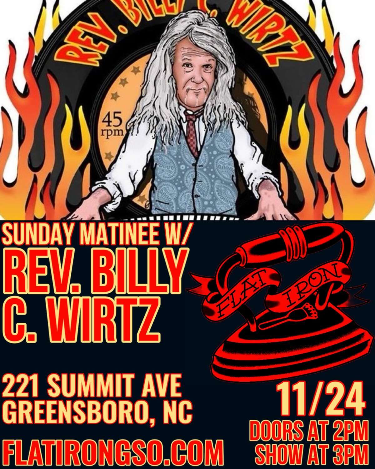 Sunday Matinee w\/ Rev. Billy C. Wirtz