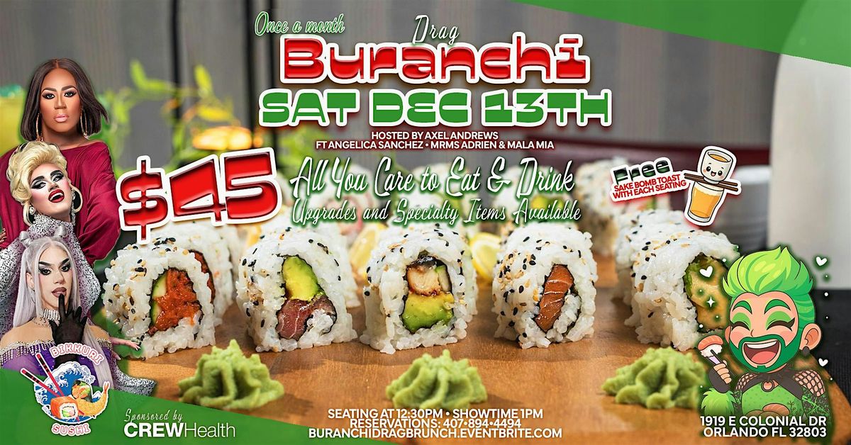 Sushi Drag Brunch \/ All You Can Eat & Drink 12.13.25