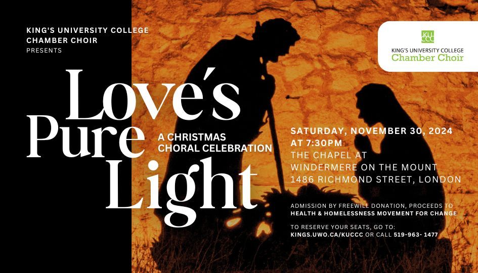 CHORAL CHRISTMAS CONCERT: Love's Pure Light