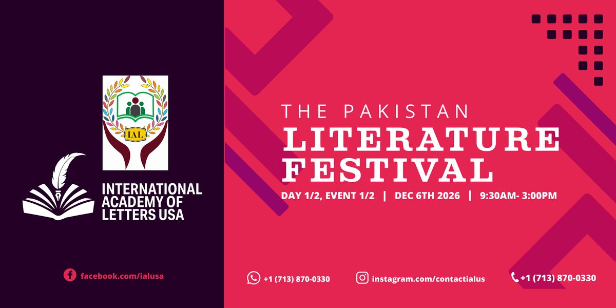 Pakistan Literature Festival \u2013 Day 1\/2 | Event 1\/2
