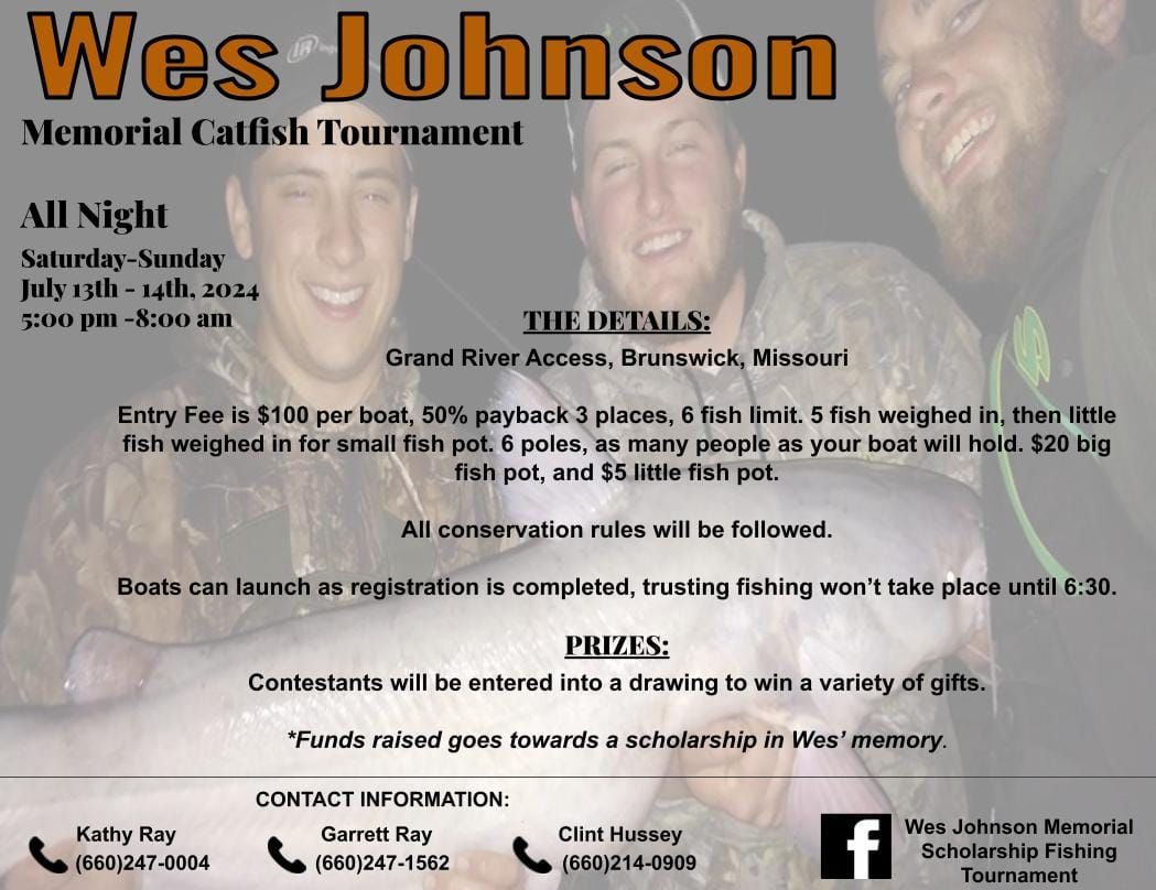 Wes Johnson Memorial Catfish Tournament 