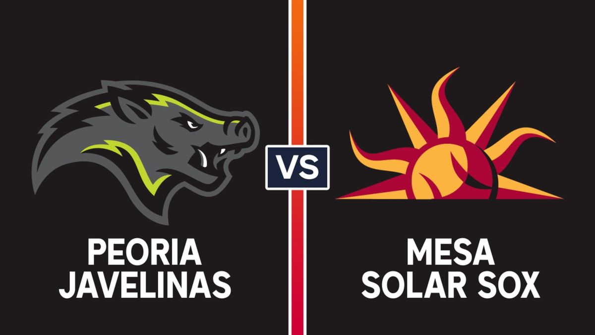 Parking Peoria Javelinas at Mesa Solar Sox