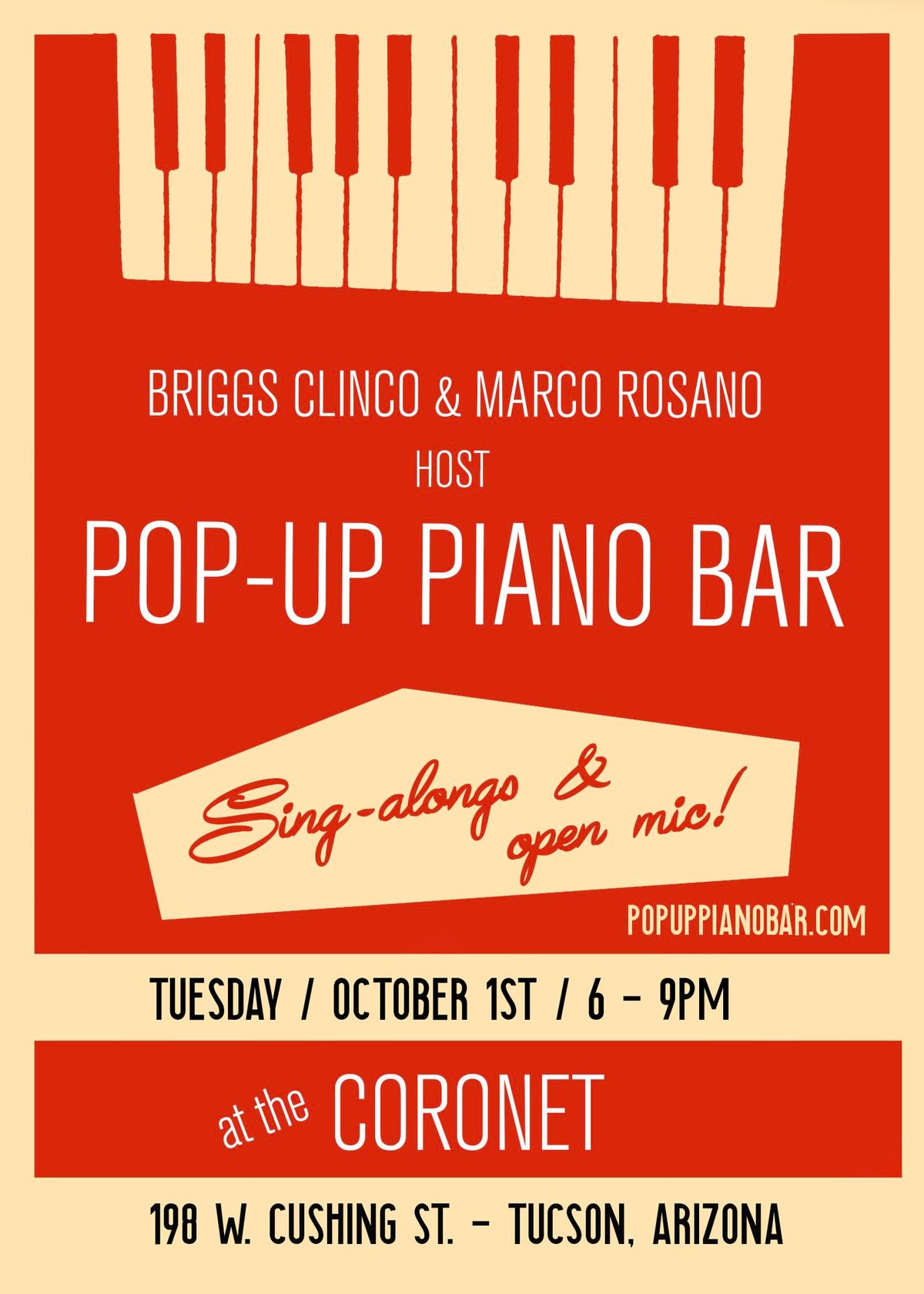 Pop-Up Piano Bar