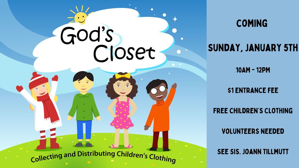 Free Children's Clothes - Winter Shopping Event 