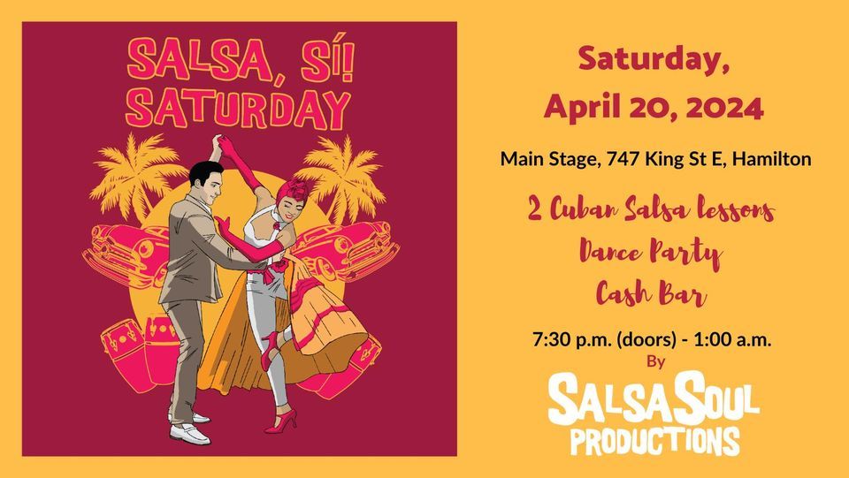 SALSA SI SATURDAY ~ Apr. 20 ~ by SalsaSoul