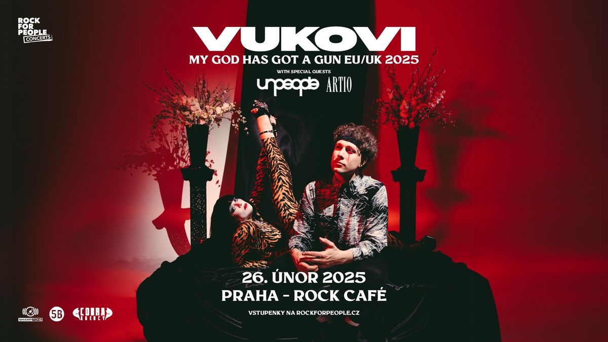 VUKOVI (UK) + Special Guests: Unpeople, Artio - Prague