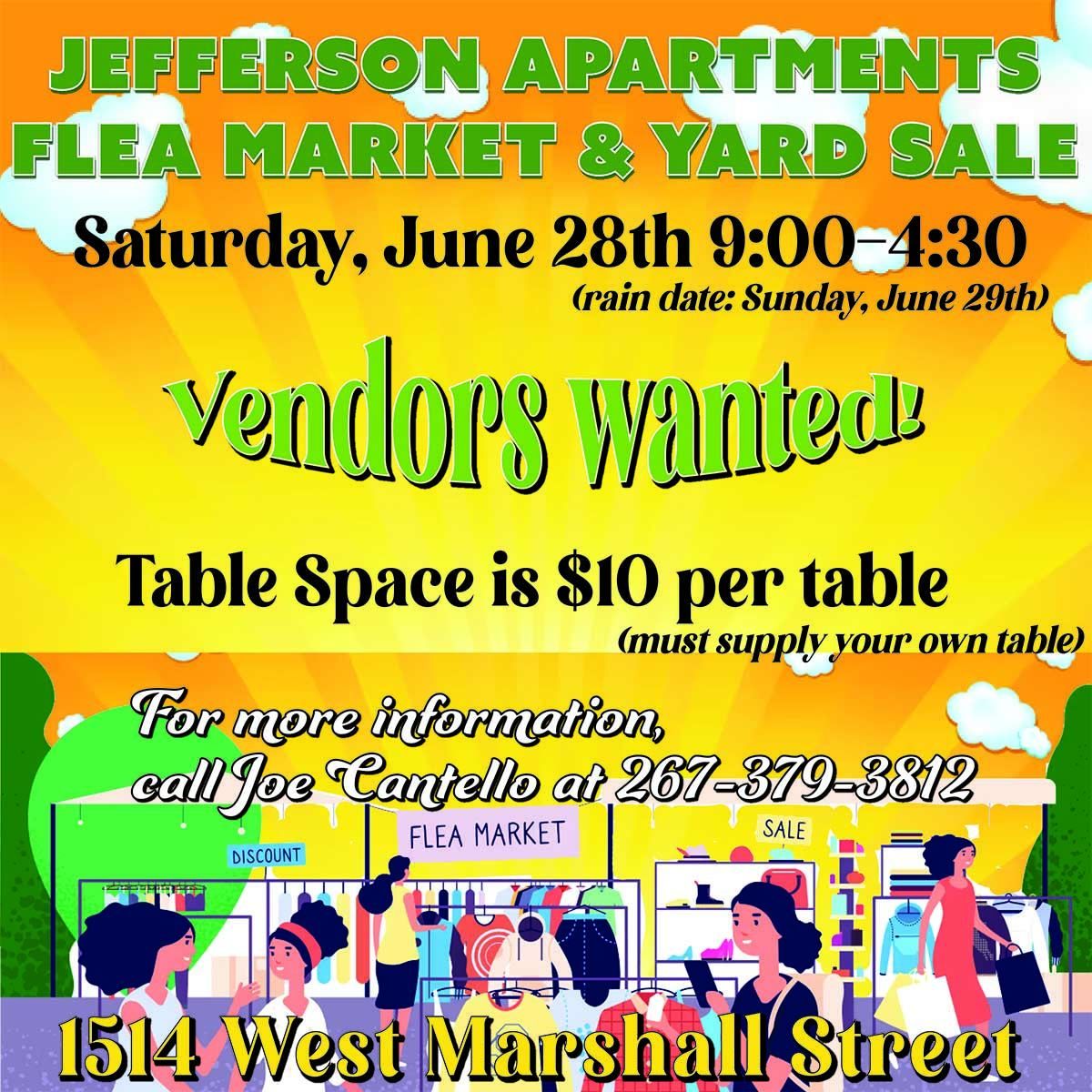 Jefferson Apartments Flea Market & Yard Sale