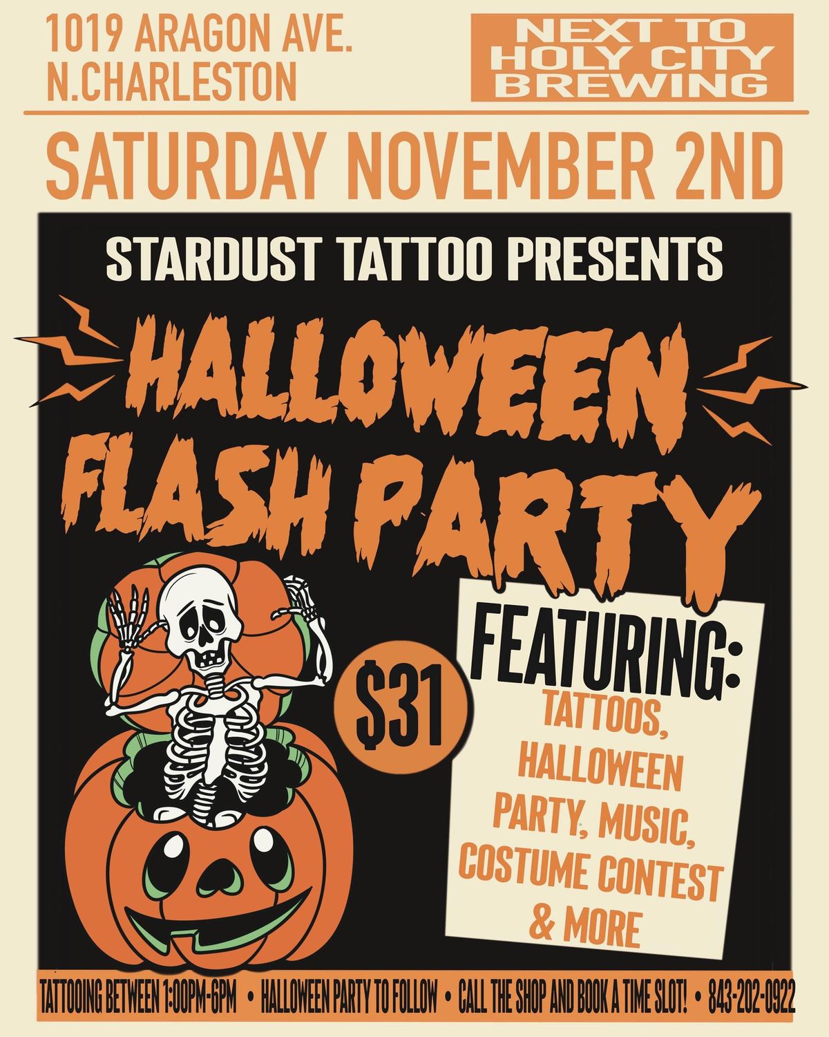 Halloween Tattoo Flash Party