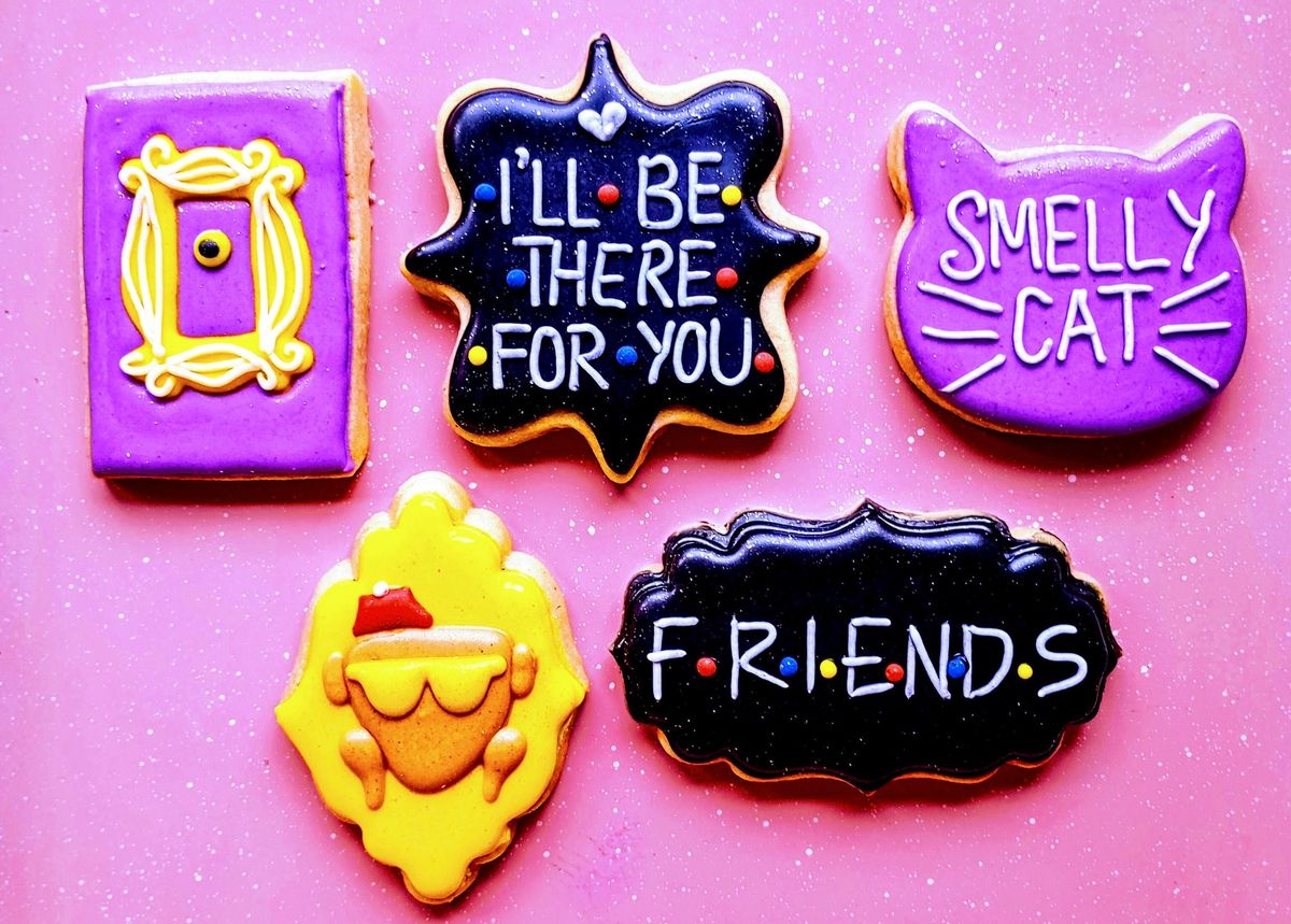 Friends Themed Cookie Decorating Class & Milkshakes!