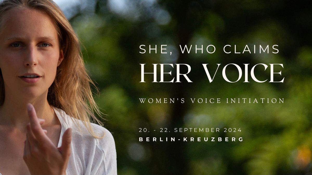 She, who claims HER VOICE