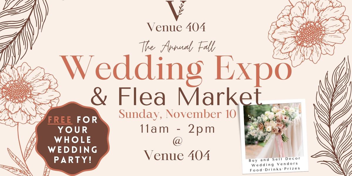 The Fall Wedding Flea Market at Venue 404!