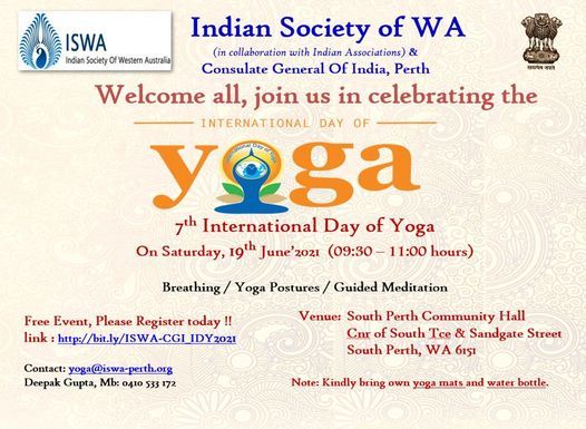International Day of Yoga celebration.