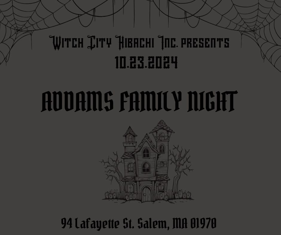 Addams Family Night