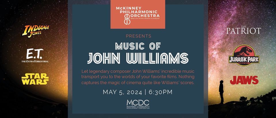 McKinney Philharmonic Orchestra | The Music of John Williams