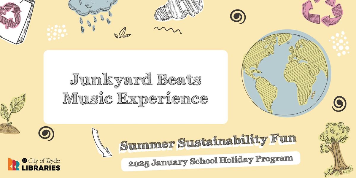 Junkyard Beats Music Experience | 6yrs+ | West Ryde Community Hall