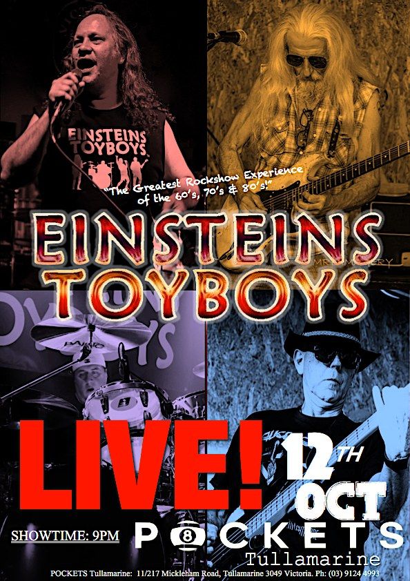 Einsteins Toyboys LIVE @ Pockets Tullamarine