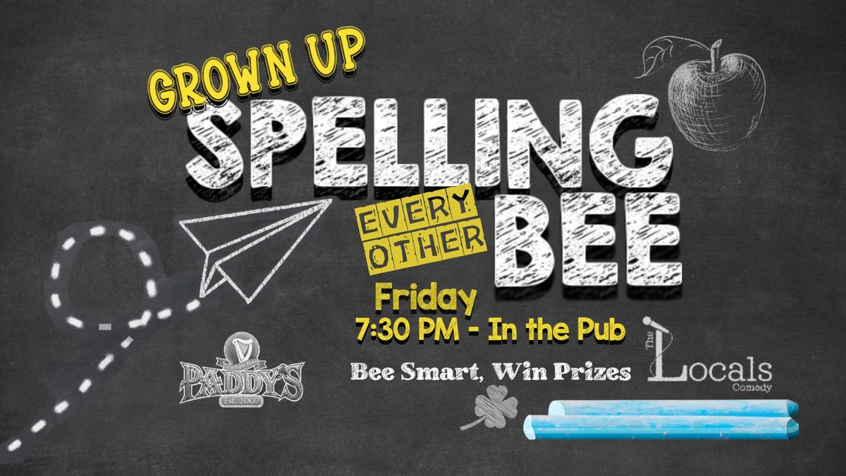 Grown Up Spelling Bee