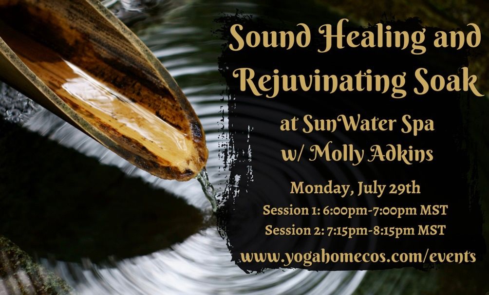 Sound Healing and Rejuvenating Soak