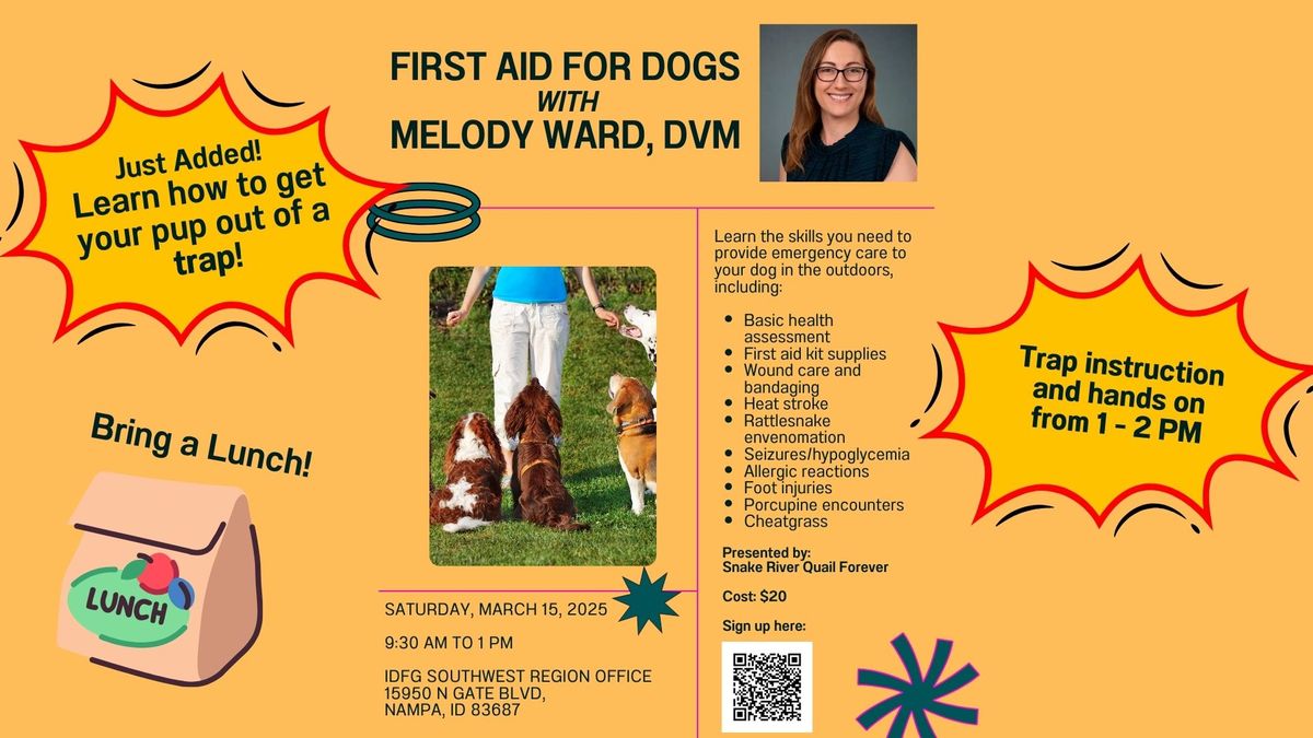 First Aid for Dogs with Melody Ward, DVM