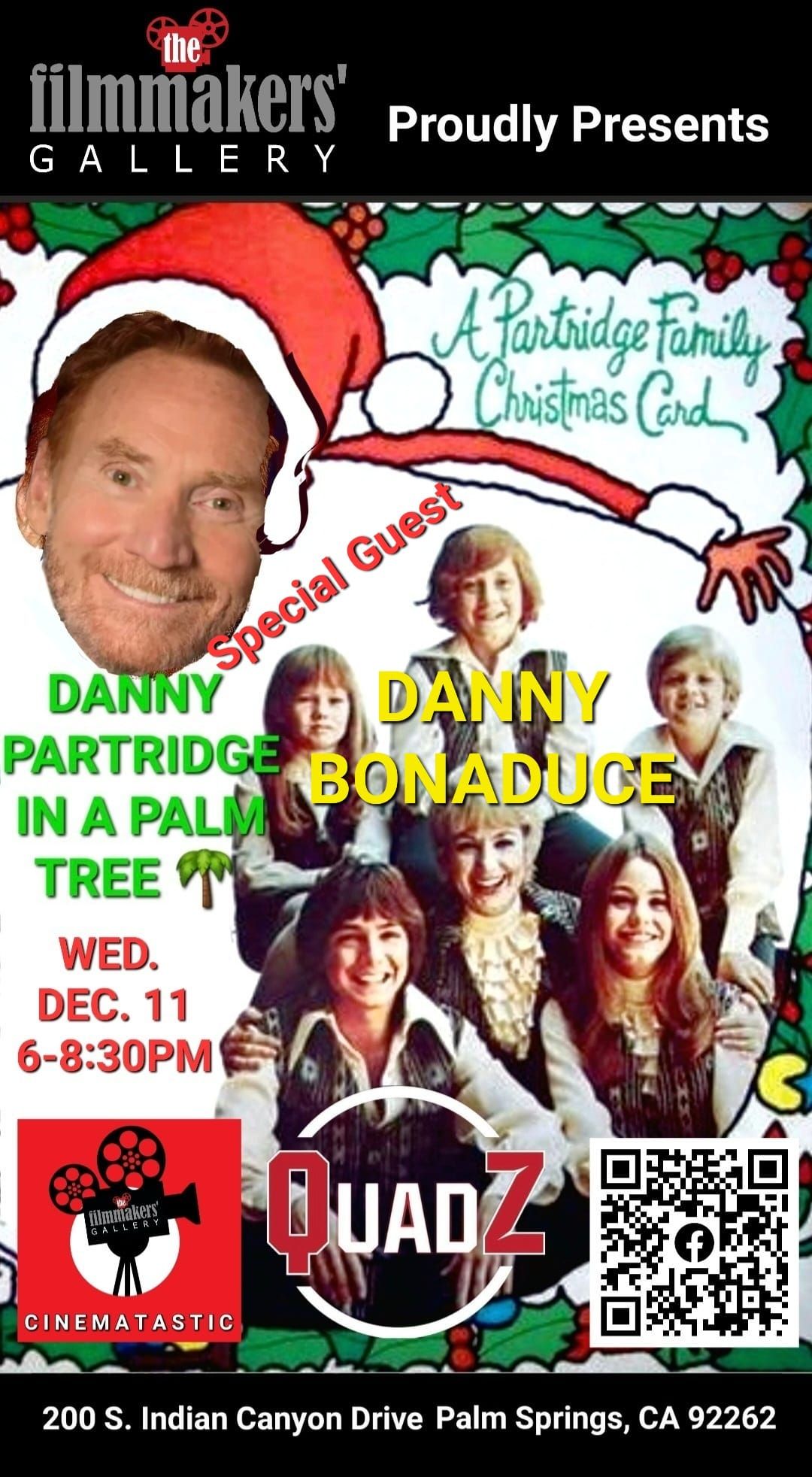 A Partridge Family Christmas Card: Danny Partridge in a Palm Tree \ud83c\udf34 